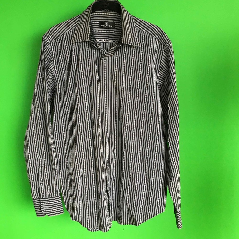 Bugatchi Uomo Striped Shirt